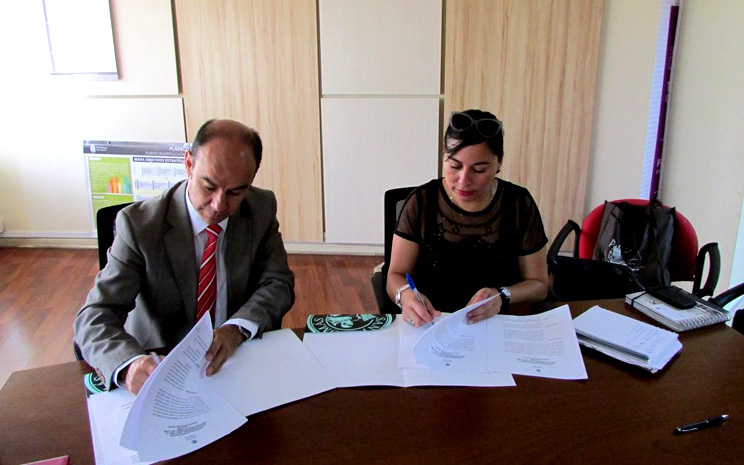 Área de Ingeniería firma convenio con Municipalidad de San Joaquín