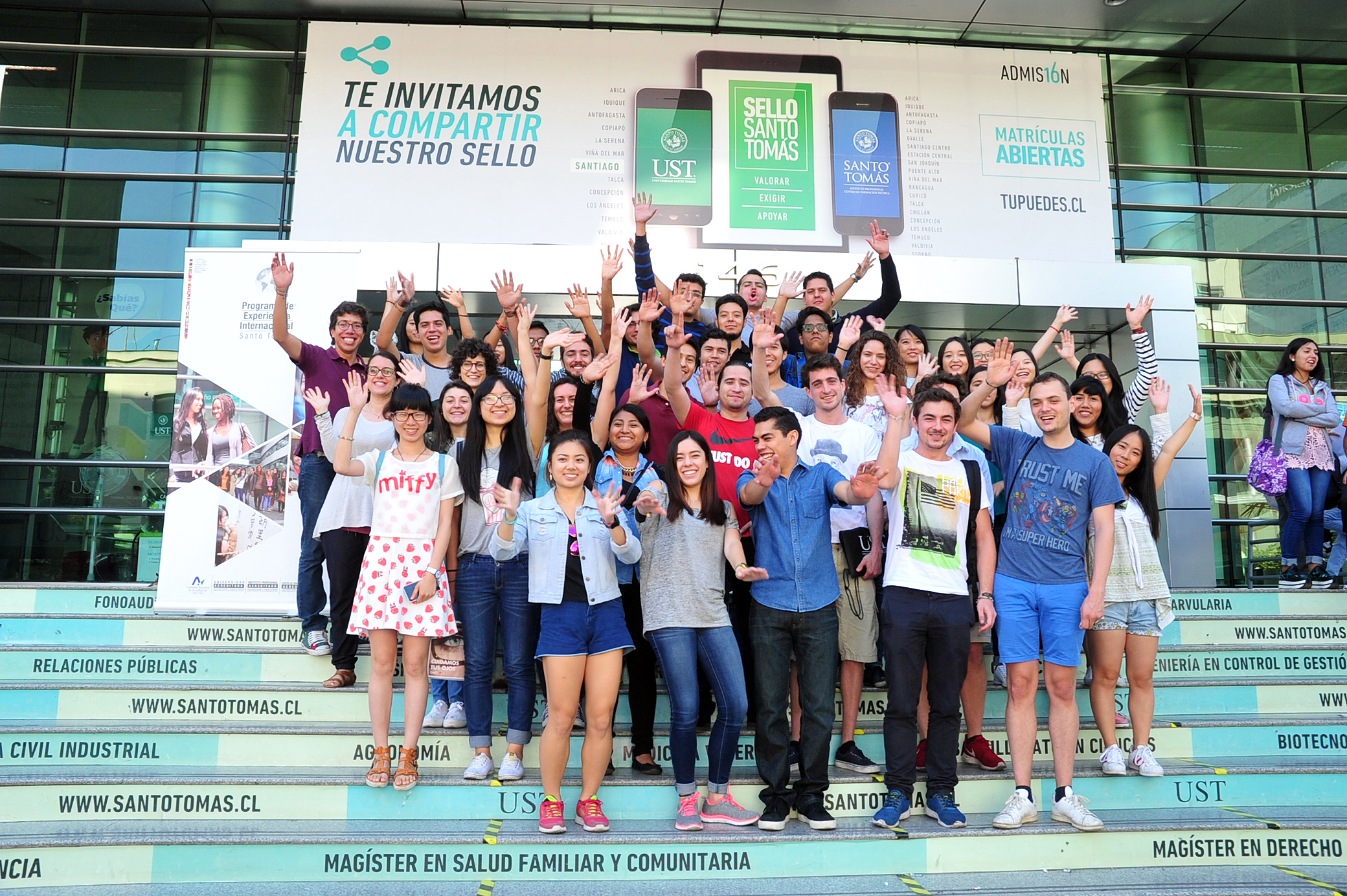 Nuevos estudiantes extranjeros se incorporan a Santo Tomás