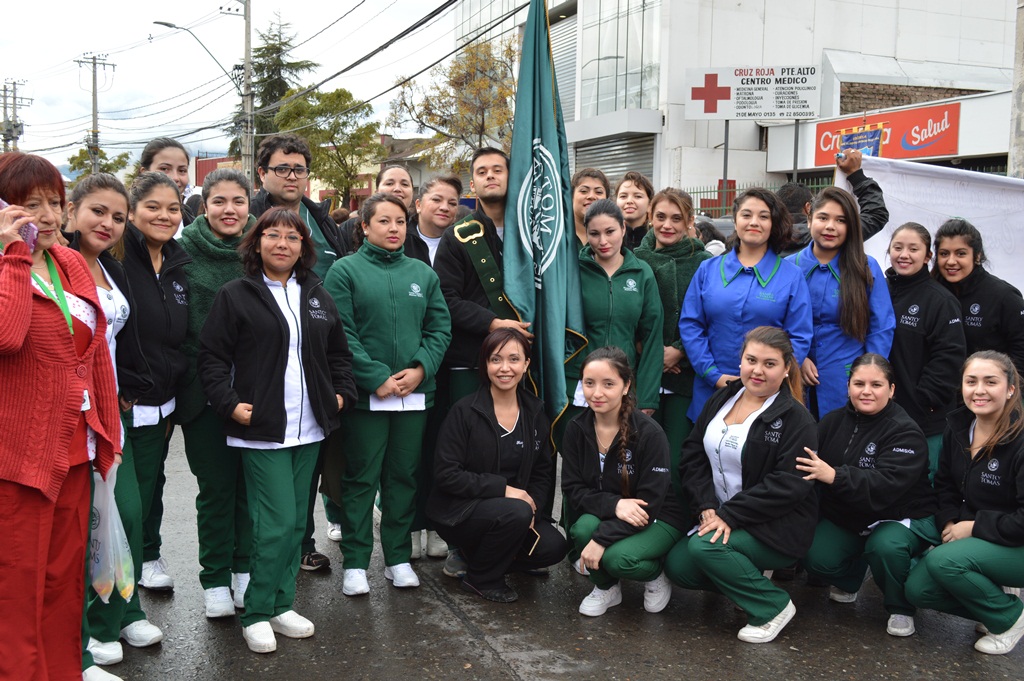 Tomasinos participaron del desfile 21 de Mayo en Puente Alto