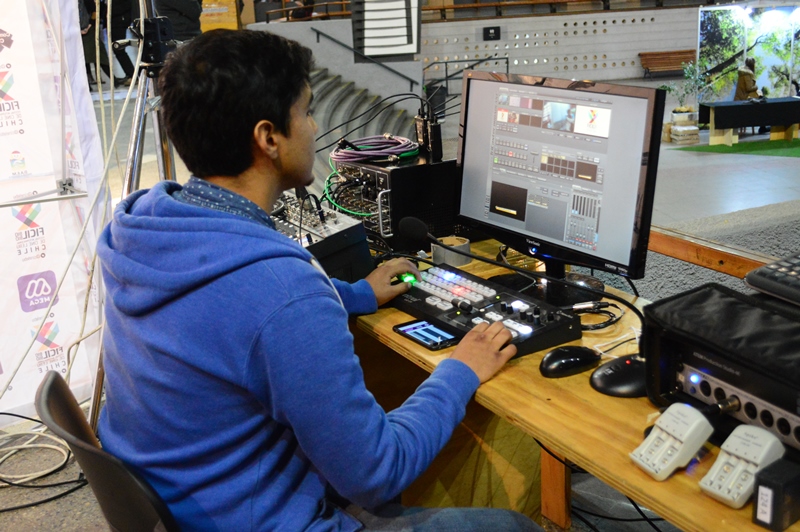Estudiantes de Sonido y Comunicación Audiovisual fueron parte del Festival de Cine de Lebu 2016