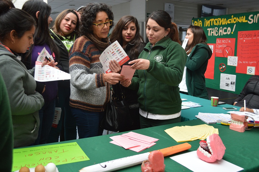 Día Mundial Sin Tabaco se conmemoró con feria educativa