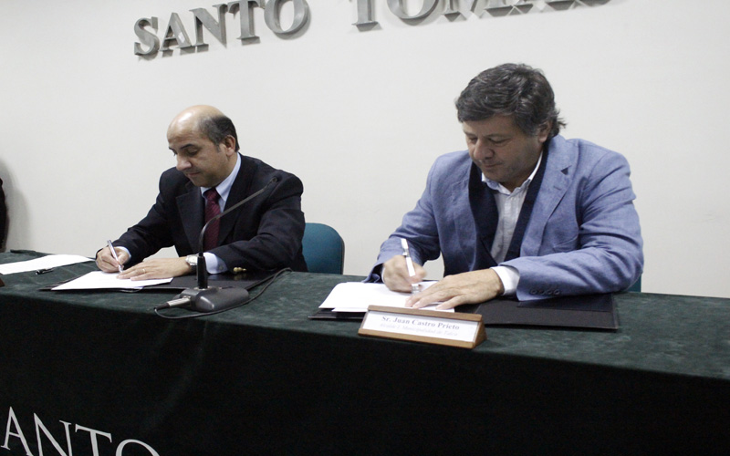 Santo Tomás Talca renovó convenio con Municipio de Talca