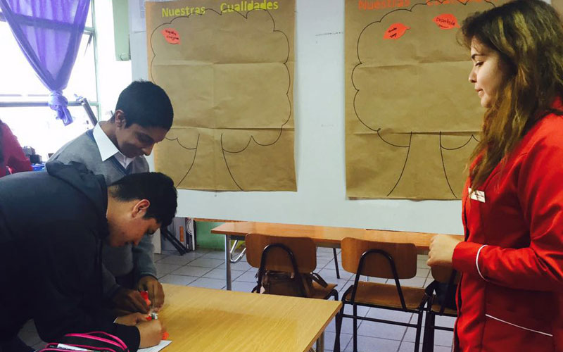 Alumnas de Psicología estimulan habilidades personales y de aprendizaje de escolares de La Serena