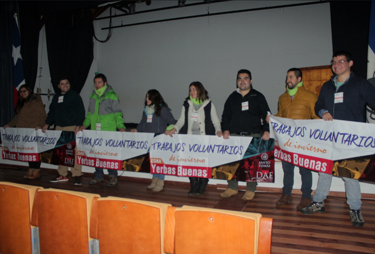 Voluntarios de Santo Tomás comenzaron trabajos en Yerbas Buenas