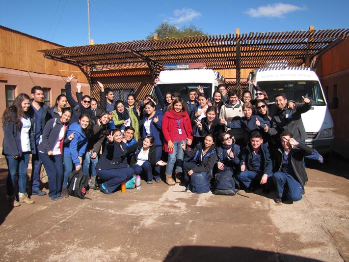 Alumnos de Enfermería realizaron operativo de salud en San Pedro de Atacama