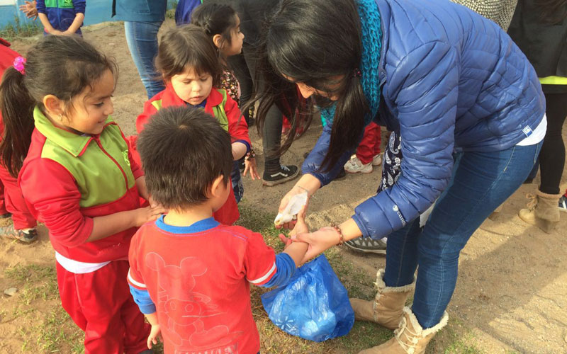 Alumnos de Educación Diferencial potenciaron el aprendizaje y conciencia medio ambiental de niños de escuelas rurales