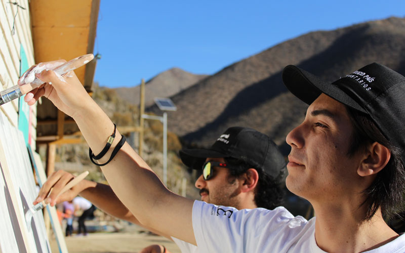 Voluntariado de Santo Tomás La Serena concretó proyecto de ayuda social en La Huerta, Río Hurtado