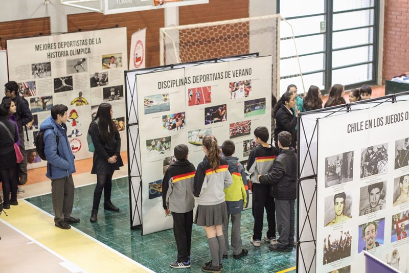 Santo Tomás Temuco inauguró el Museo Olímpico Itinerante