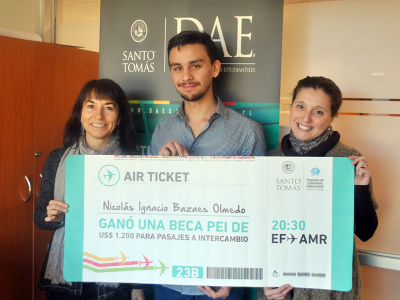 Alumno de Medicina Veterinaria estudiará un año en la Universidad de Santiago de Compostela