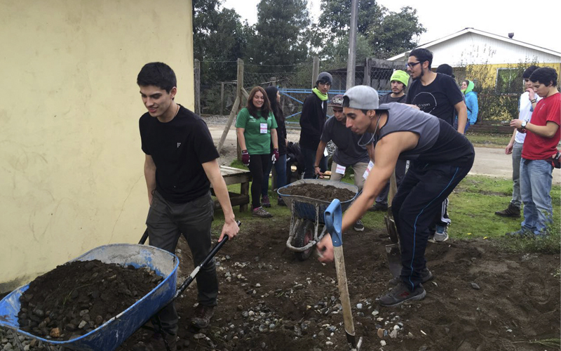 Voluntarios de Santo Tomás dejaron una huella imborrable en Yerbas Buenas
