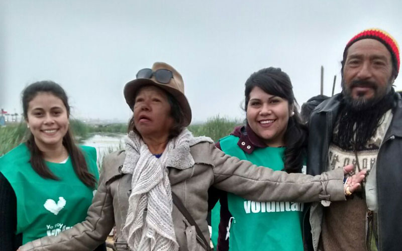 Alumnos de Técnico en Trabajo Social apoyaron trabajo en terreno de Hogar de Cristo