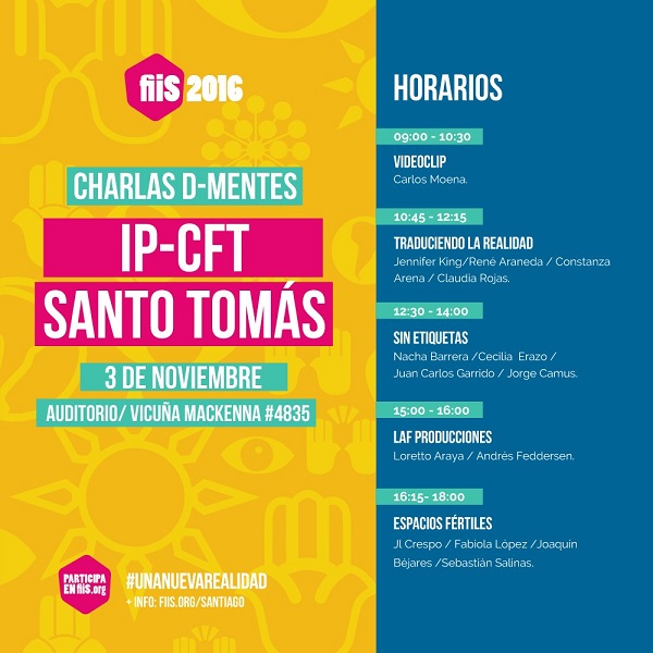 Lo que trae el Festival Internacional de Innovación Social FiiS 2016 a Santo Tomás San Joaquín