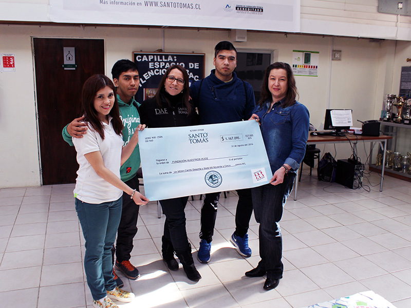 Santo Tomás Punta Arenas, Encabezó Colecta de Fundación Nuestros Hijos