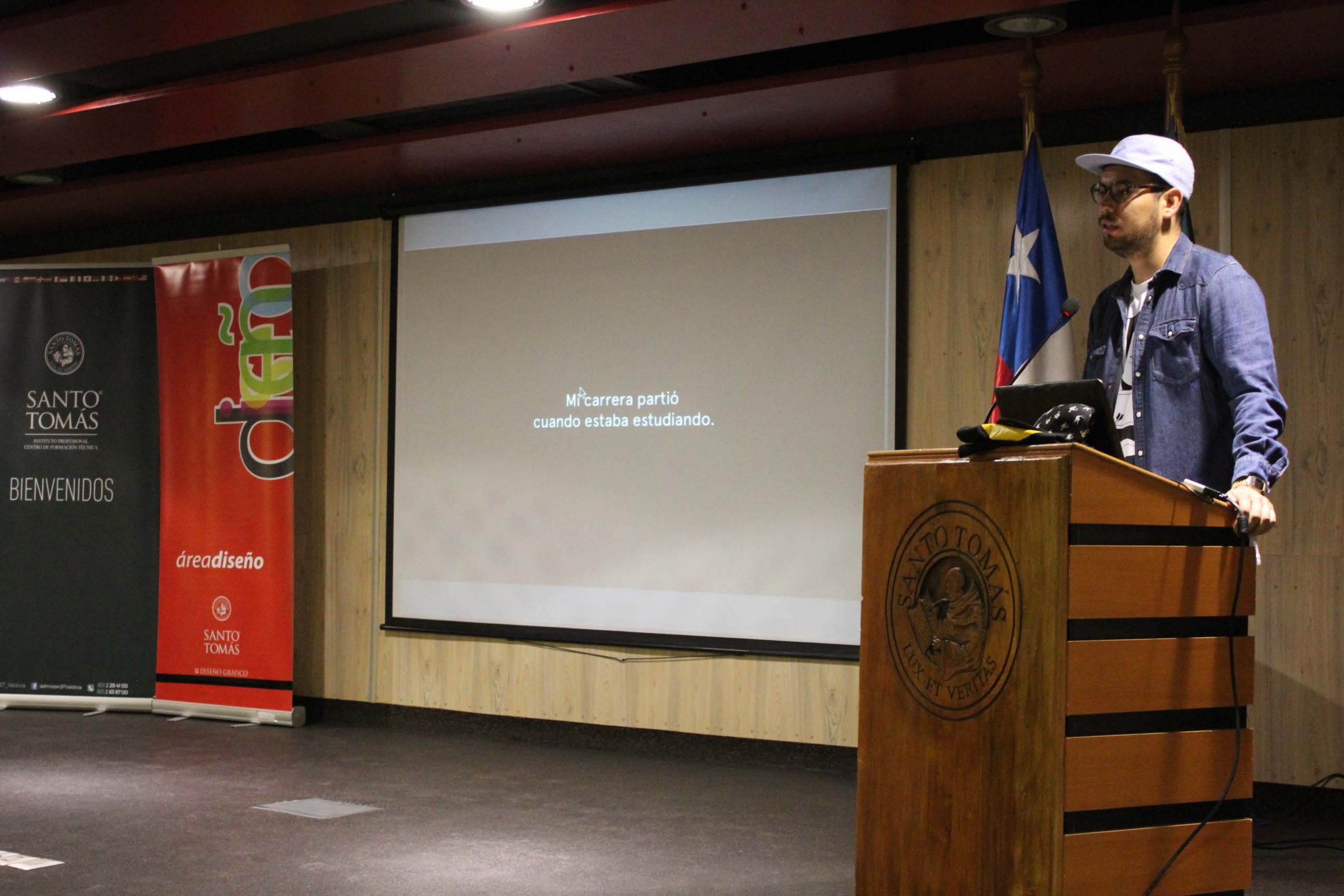 Camilo Huinca: "Los alumnos de diseño debemos saber aprovechar las oportunidades que se presentan"