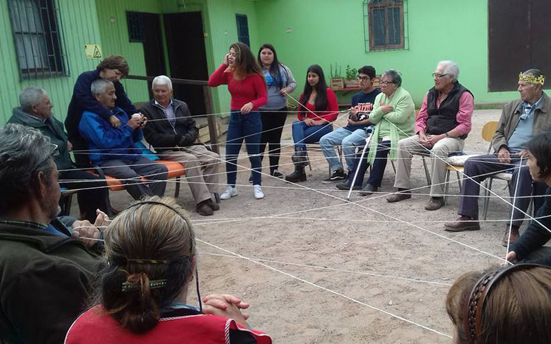 Adultos mayores disfrutaron jornada recreativa de alumnos de Técnico en Trabajo Social