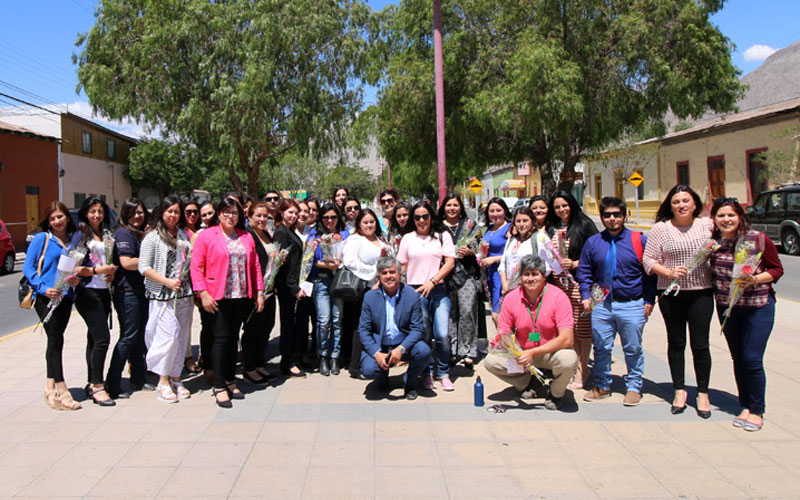 Trabajadores sociales de Vicuña fueron capacitados por UST La Serena