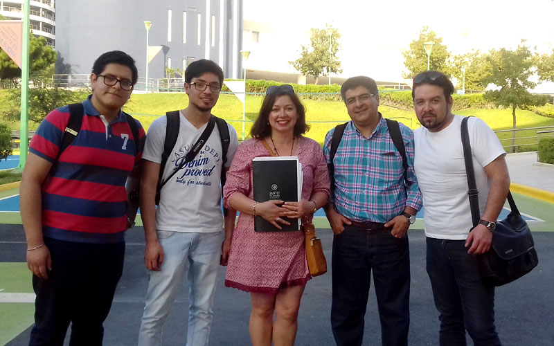 Miriam Bravo y su experiencia durante su pasantía en Monterrey-México