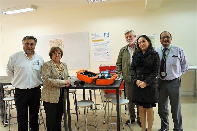 Sede Rancagua recibe a evaluadores para acreditación de Topografía
