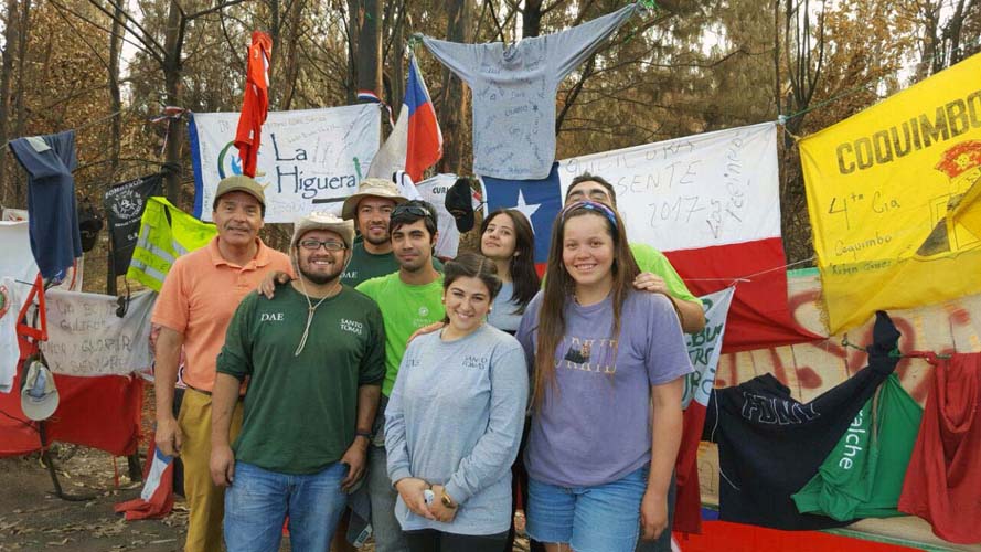 No hay vacaciones para los voluntarios de Santo Tomás Talca