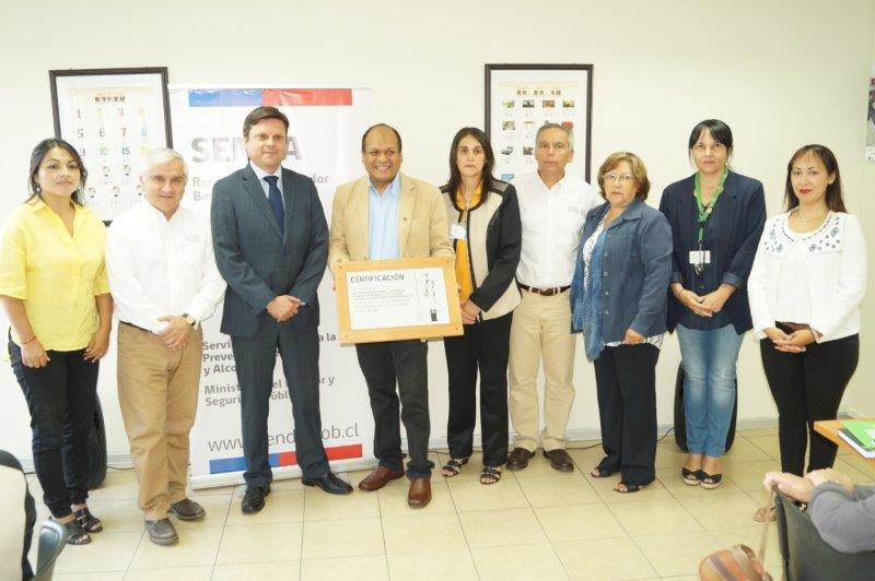 Santo Tomás Rancagua recibe certificación de Senda O'Higgins