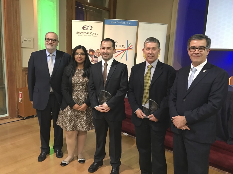 Fundación Copec-UC premió a proyecto de investigación de UST Santiago
