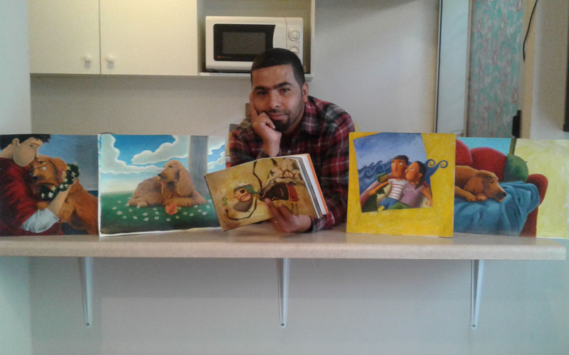 Roberto Siñiga, ilustrador: “Hay que combinar el talento con esfuerzo y dedicación, y dibujar hasta que el brazo se te caiga”