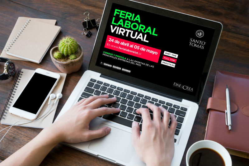 Feria Laboral Virtual: Santo Tomás fomenta empleabilidad de sus alumnos y egresados