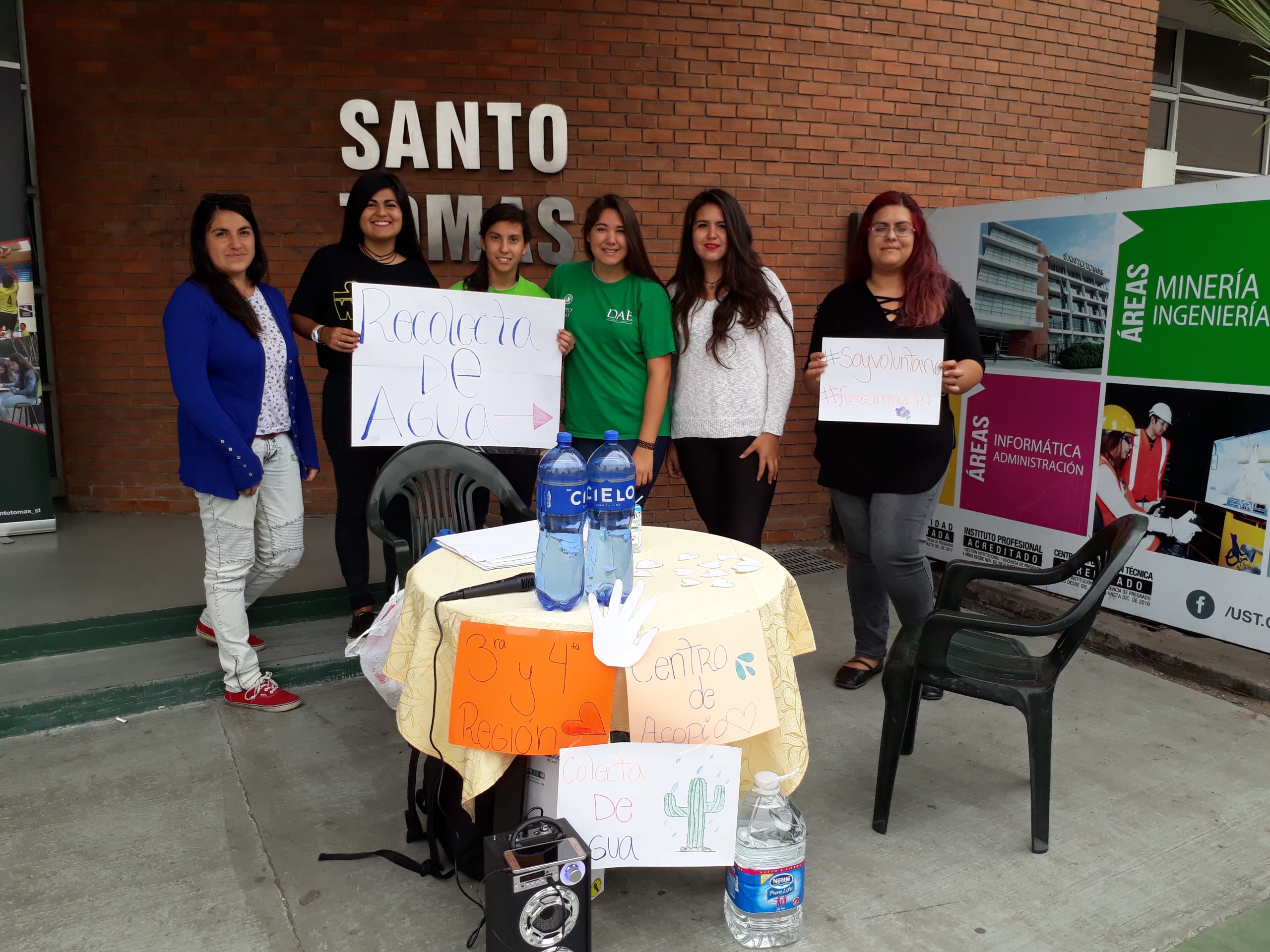 Santo Tomás en campaña para ayudar a afectados de Chañaral, Tierra Amarilla y Diego de Almagro