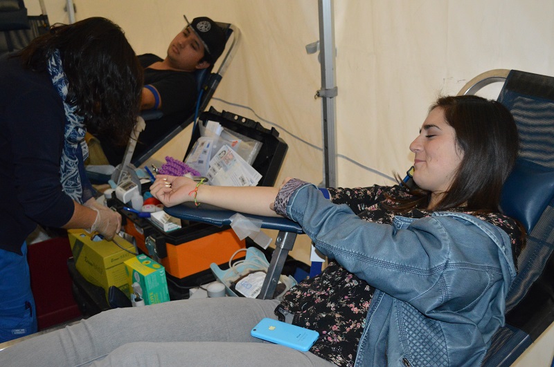 Estudiantes fueron parte de la campaña ‘’Colecta de Sangre’’