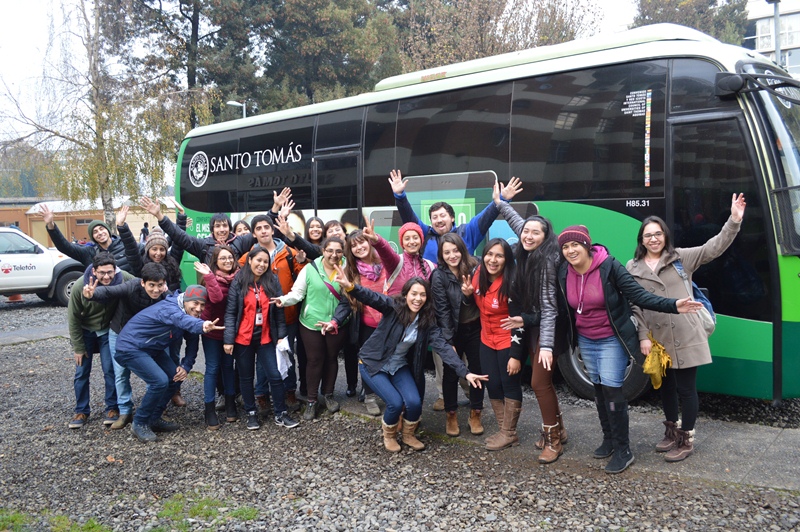Teletón realizó taller de inclusión a los alumnos de Santo Tomás Temuco