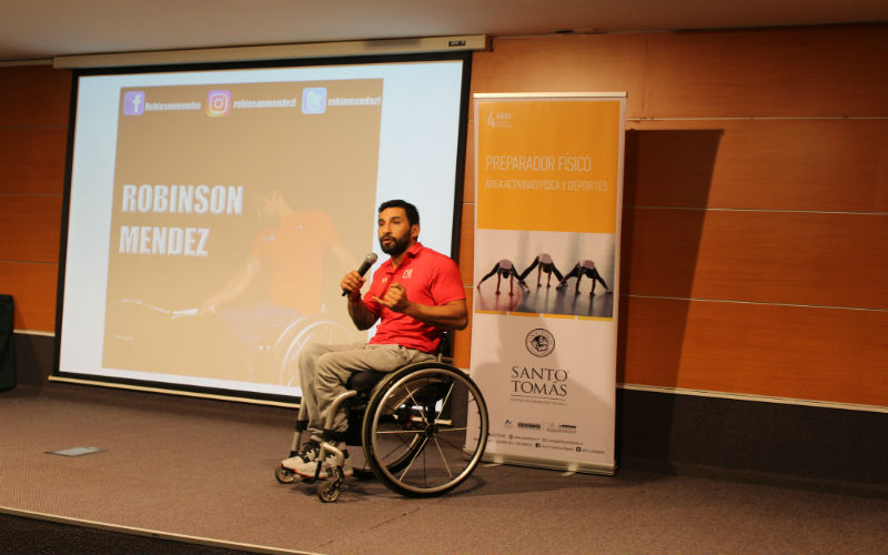 Robinson Méndez, atleta paralímpico : “Dios me dio la oportunidad de estar vivo y luchar por alcanzar el sueño de defender mi bandera”