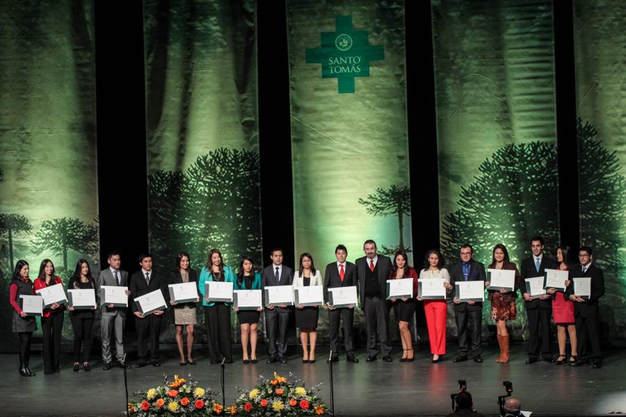 Nuevos profesionales y técnicos se titularón del Instituto Profesional Santo Tomás Temuco