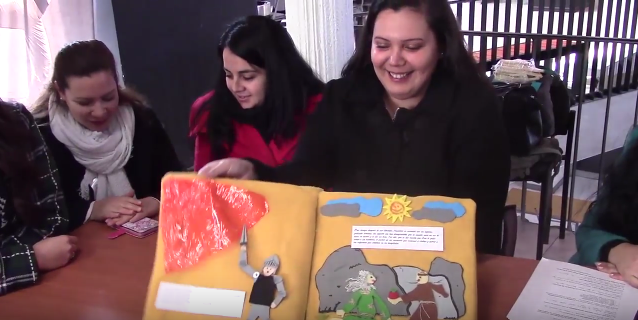 Alumnas de área educación realizaron proyecto de libros infantiles