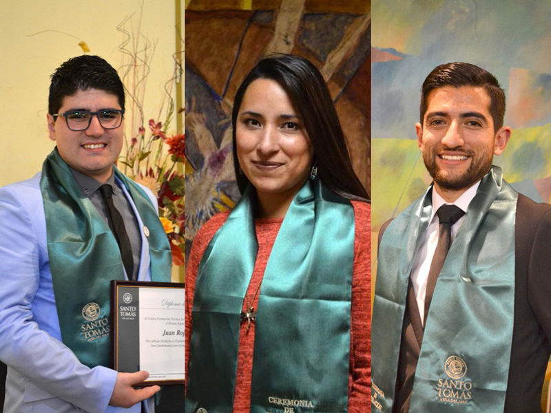 Las historias de los tres titulados de Viña del Mar que recibieron el “Premio Santo Tomás”