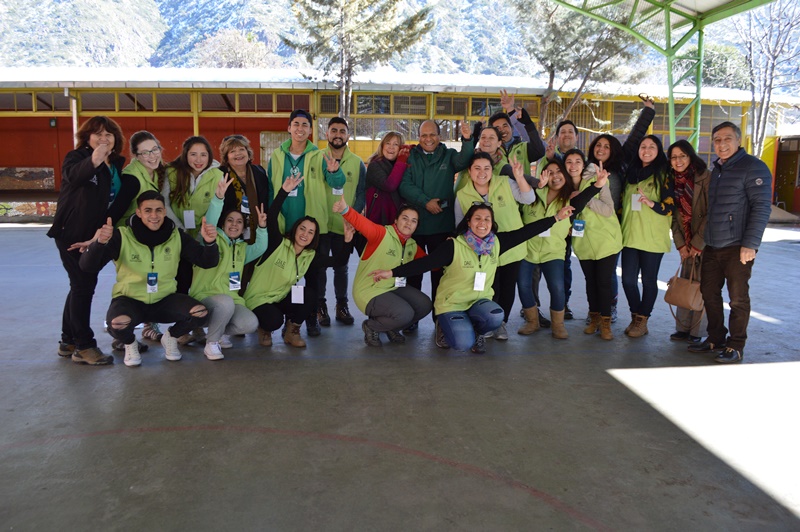 Trabajos Voluntarios de Invierno aterrizan en San José de Maipo