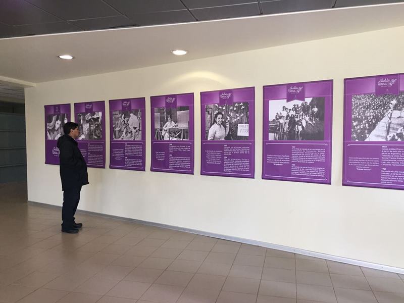 Santo Tomás en el Arte inauguró la exposición “Violeta 100 Años”
