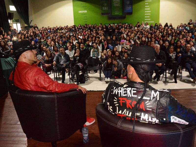 Los Power Peralta conmovieron a cientos de tomasinos en Concepción