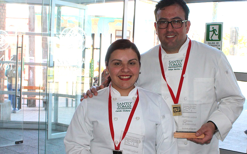 Estudiantes de Gastronomía de Santo Tomás Los Ángeles obtienen primer lugar en XVII versión de Chef Sur 2017