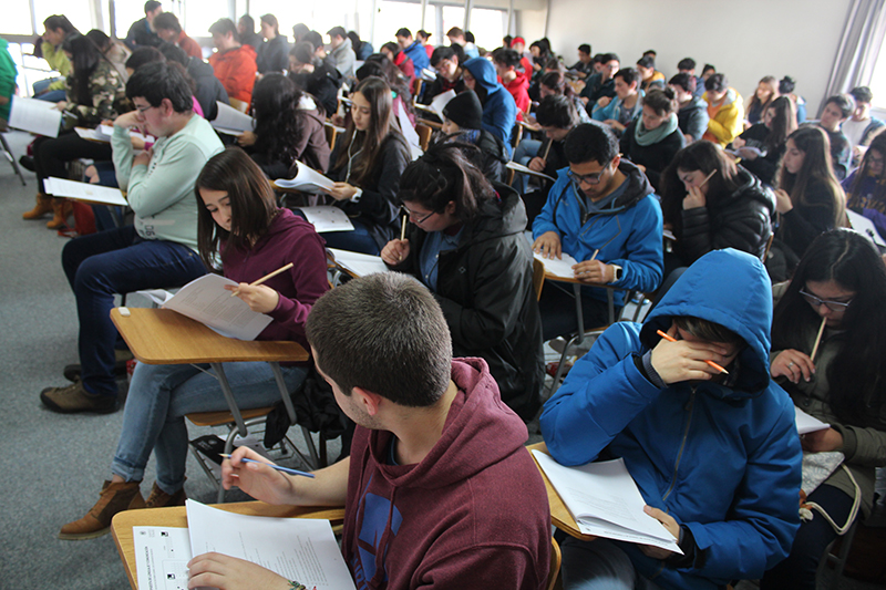 Santo Tomás Valdivia reunió a 200 alumnos en 15° Ensayo Nacional de PSU