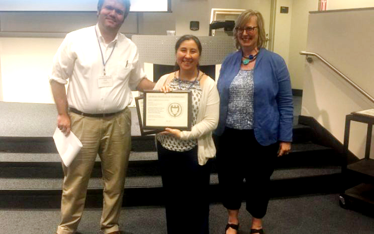 Académica premiada en EEUU: “Es un gran incentivo para entender que en UST se pueden hacer  investigaciones con impacto internacional”