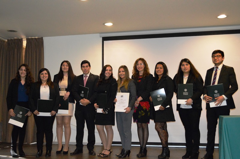 Estudiantes de Técnico Jurídico del CFT Santo Tomás Temuco recibieron su certificación intermedia