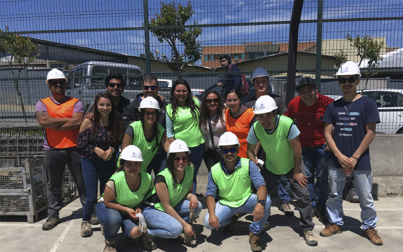 Alumnos de Construcción de Talca obtuvieron primer lugar en competencia de moldajes
