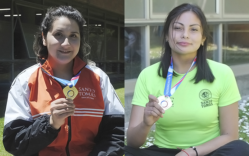 Las historias de las deportistas de Santo Tomás Viña del Mar que ganaron medalla de oro en las Finales Nacionales LDES