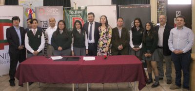 Importante acuerdo entre el IP Santo Tomás Curicó y Liceo INITEC Diego Portales