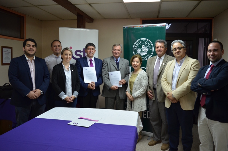 Universidad Santo Tomás e Instituto de Seguridad del Trabajo, firman convenio