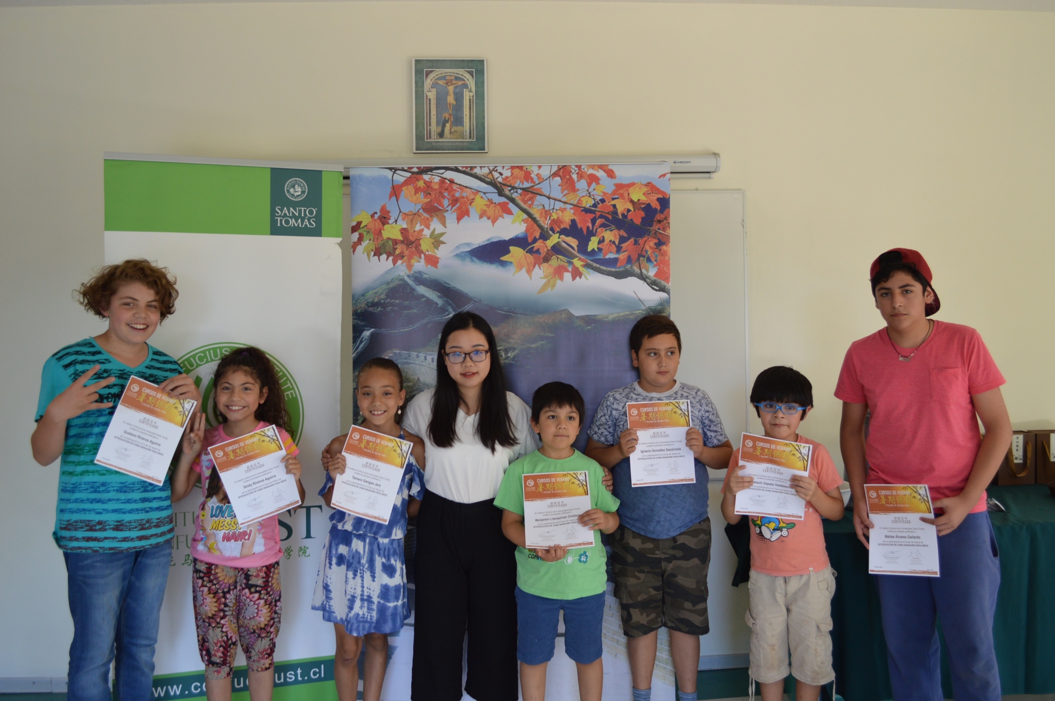 Curso Introductorio de Chino Mandarín para niños fue dictado en Santo Tomás Temuco
