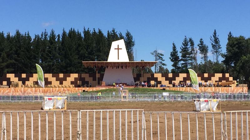 Santo Tomás Temuco se prepara para recibir al Papa Francisco