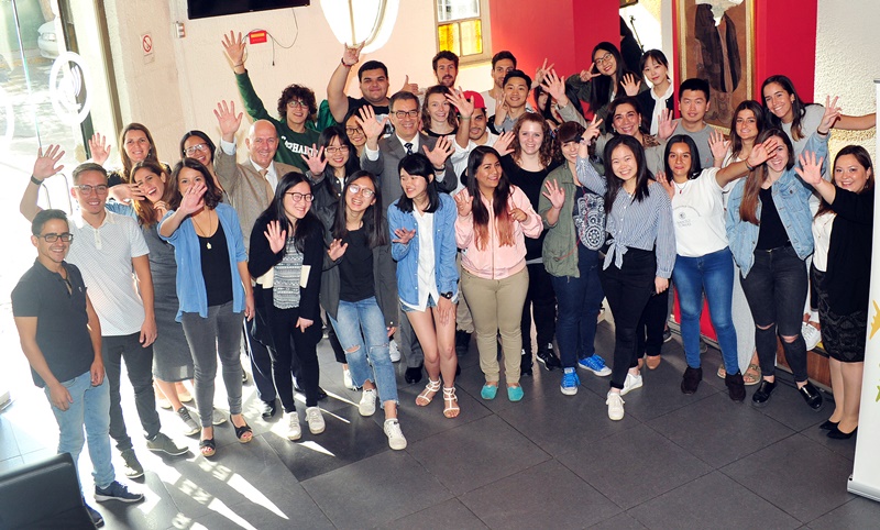 Santo Tomás le da la bienvenida a alumnos de intercambio que inician sus estudios este primer semestre