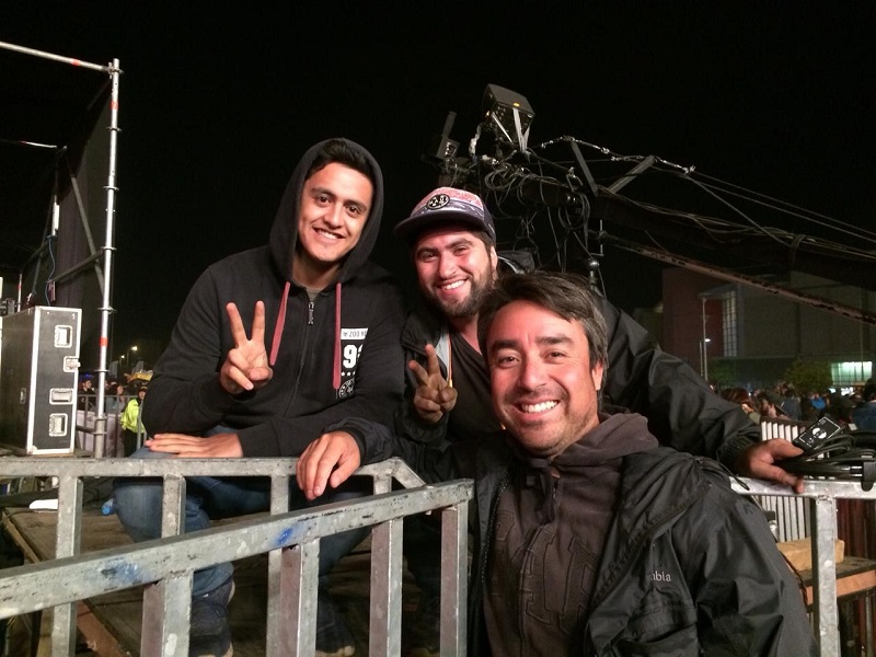 Tomasinos destacaron tras las cámaras de Festival “Rock en Conce”