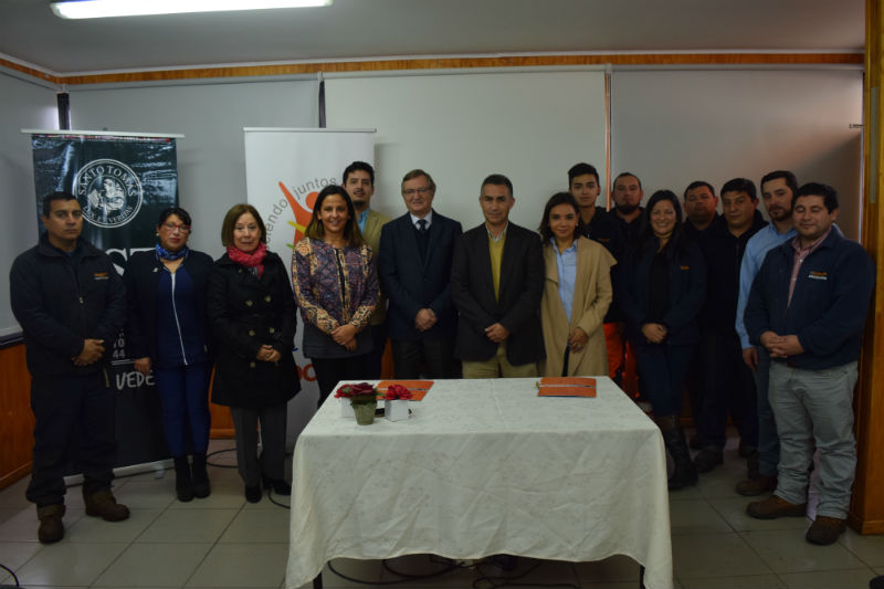 Santo Tomás apoyará en materias de prevención de salud a reconocida empresa local